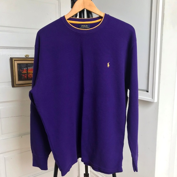 Polo Ralph Lauren Other - Polo Ralph Lauren Long Sleeve Waffle Logo Shirt
